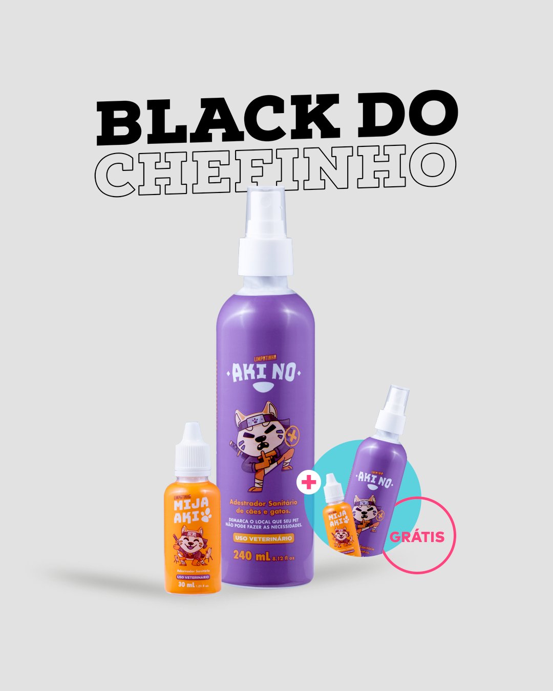 Compre 1 Leve 2: Mija Aki + Aki No - Limpatinha